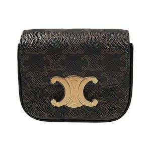 [CELINE] 25FW 트리오페 캔버스 미니 클로드 크로스백 10I512 DQB 04LU