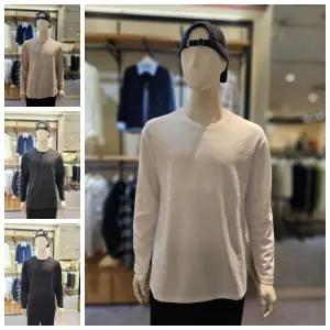 [폴햄][POLHAM]남성 기모 조직감 티셔츠 4컬러 PHF4TS1430