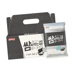 HIT 부모님 선물 알뜰한 삼육김 쌈싸먹는 김 별미곱창김 7.2g 4절10매 X10봉 /