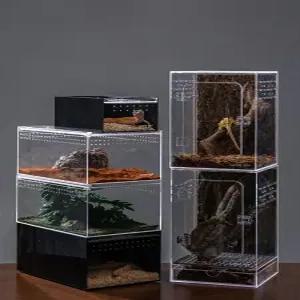 사육장 달팽이 케이지 도마뱀 거북이 아크릴 하우스