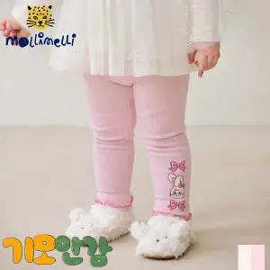 [몰리멜리] 큐티리본래빗기모골지레깅스