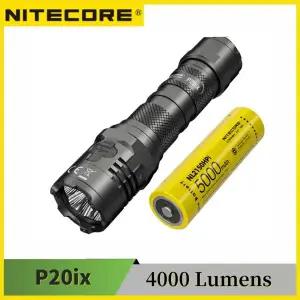 Nitecore P20iX USB-C 충전식 전술 손전등 NL2150HP호환i 5000mAh 배터리 마그네틱 방어 토치 라이트 4000