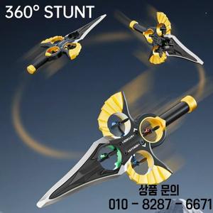 360도 회전 쿼드콥터 검 제스처 센서 제어 드론 폼 장난감 조명 포함 2.4G 스턴트 EPP 리모컨