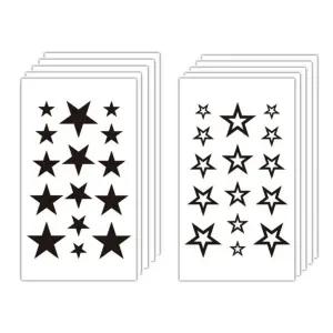 별 모양 타투 스티커 5매입 문신 헤나 미니 타투