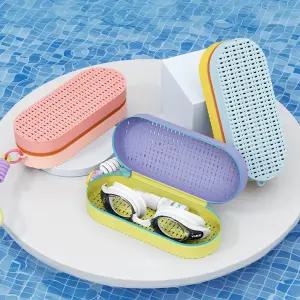 오월 실리콘 수경 케이스 김서림 습기 방지 메쉬 물안경 커버 수영 아이템