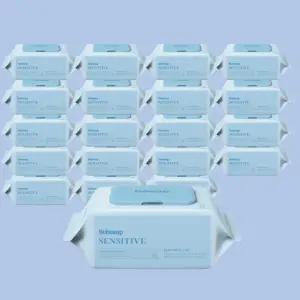 베베숲 아기물티슈 센시티브 캡형 80매, 20개