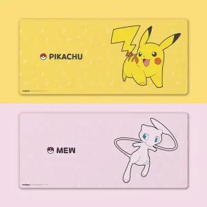 포켓몬스터 피카츄 유리섬유 게이밍 장패드 대형 마우스패드 책상 매트