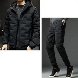 패딩 상하의 세트 겨울 남성 아웃도어 자켓 바지 츄리닝세트