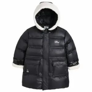 컬리수 HC04 덤블배색점퍼 아동 키즈 초등 겨울 남아 여아 아이 패딩 오리털 뽀글이