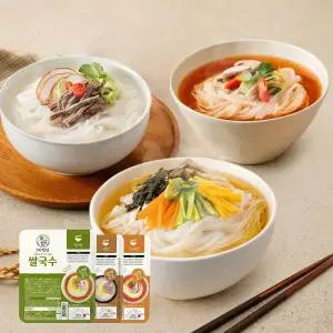 경주 미정당 우리쌀 쌀국수 36개 (멸치맛12개+사골맛12개+얼큰한맛12개)