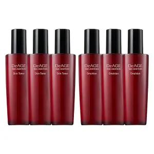 [참존화장품]참존 디에이지 레드 에디션 3+3 기초 듀오세트 스킨 로션 120ml 단품 총 6개..[35582613]