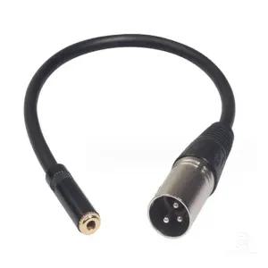 캐논 XLR TO 3.5 MF 암수케이블 마이크 믹서 옥스선 변환잭 연결 출력 AUX 스피커 연결잭 레코드 변경