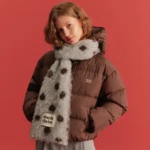 [국내매장판] 마리끌레르 여성 양면 울 목도리 머플러 리버시블 FDSC 넥워머