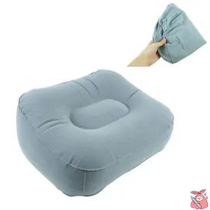 해피J보따리 공기주입형 발받침대 차량 침대 캠핑 휴대용 에어쿠션 다용도 무릎 다리베개