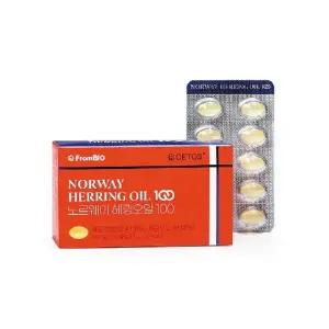 프롬바이오 노르웨이 헤링오일 100 30캡슐 5박스(5개월분)