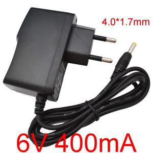 1PCS 6V400mA 고품질 AC 100V-240V 변환기 스위칭 전원 어댑터 DC 6V 0.4A 공급 EU 플러그 4.0mm x 1.7mm