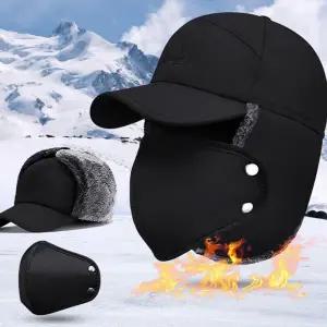 겨울 귀달이 모자 보온 트루퍼햇 귀마개 겨울 방한 모자 남성 스포츠 낚시 등산 야구