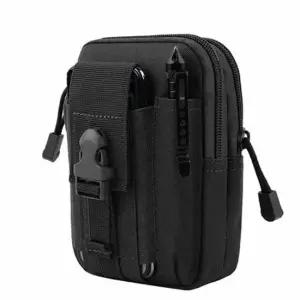 허리벨트 보조가방(블랙) 등산휴대폰가방 허리핸드폰가방