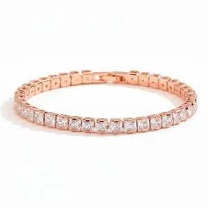 [하프클럽/]테니스팔찌 남여공용 S925 지르코니아 팔찌 로즈골드 모던