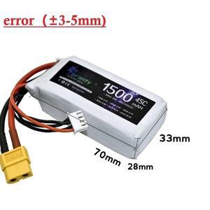 3S 11.1v 1500mAh 리포 배터리 RC 자동차 헬리콥터 비행기용 충전식 T/XT60/JST 플러그 WLtoys V950용