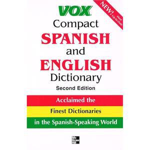 복스 컴팩트 스페인어 및 영어 사전