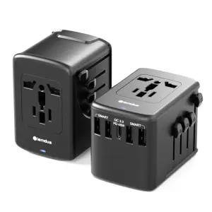 [본사직영] 여행용 멀티 돼지코 어댑터 5포트 2000W PD 해외 플러그 호환