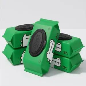 센스 악어 물티슈 캡형 100매 20개