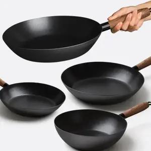 주물 프라이팬 논스틱 인덕션 30cm 무쇠 프라이팬 24cm 코팅 주방용 냄비 세트 궁중