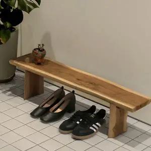 다용도 선반 티크 우드 통원목 원목 선반 나무 받침대 화장대 트레이 테이블 진열대 침대 수제 화분 협탁