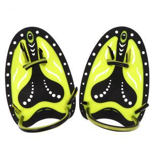 프리미엄 실리콘 수영 핸드 패들 인체공학적 조절 가능 트레이닝 장갑 성인용 플리퍼 웹 스포츠 운동 수영