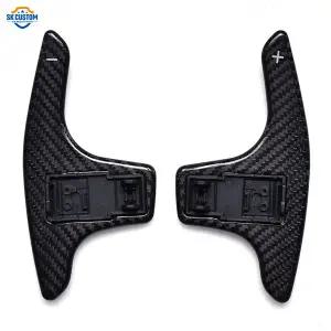 패들쉬프트연장킷 핸들튜닝용품 기아 스팅어 CK 탄소 섬유 스티어링 휠 시프트 패들 익스텐션 시프터 내부