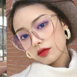 남녀공용 뿔테안경 블루라이트차단 도수없는안경/패션/가벼운/여성/여자/디자인/뿔테/안경테/안경/안경태