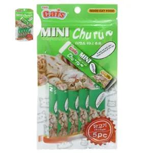 닭고기 미니베로베로 더캣츠 고양이 5p 간식 닭가슴살 장난감 고양이 간식 템테이션 캔24개 캔 밥