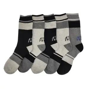 남자겨울양말 발목긴 장목 신사 파일 방한 양말 5켤레 국산 선물