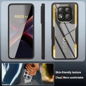 미 포코 X7 X6 X5 프로 X3 NFC용 360도 풀커버 케이스, 포코 F6 F7 프로 울트라 M7 프로용 스크린 보호 폰