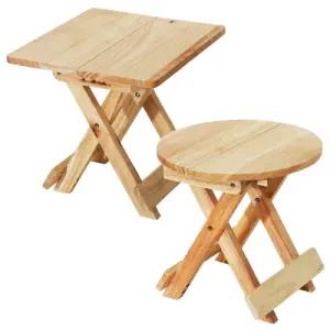 접이 테이블사이드 보조 간이 우드 원목 다용도 탁자 접히는