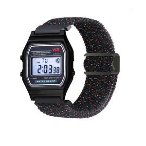 카시오 F91W/F84/F105/108/A158/168/AE1200/1300 여성용 남성용 소프트 패션 시계 시계줄 밴드 용 스트랩