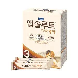 앱솔루트 명작 2FL 스틱분유 3단계 14g 20입 1개 (12~24개월)