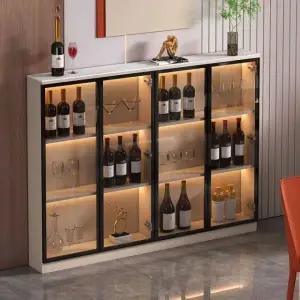 위스키 진열장 술 선반 담금주 양주장 와인 유리 맞춤 제작 가능