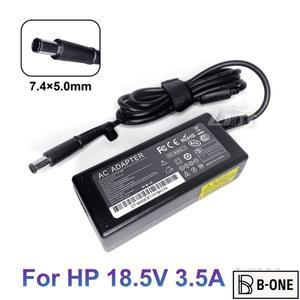 HP 컴팩 파빌리온용 AC 노트북 어댑터 전원 충전기, 18.5V 3.5A, 7.4x5.0mm, 65W, DV4, G50, CQ40, CQ60