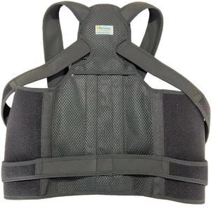 웰니스 원더즈 허리 보조기 자세 교정기 조절 가능한 어깨 지지대 압박 골절 척추 감압기 목 및 측만증 중간