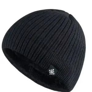 눈꽃패치 융기모 윈터 니트 겨울 따뜻 비니 방한 모자