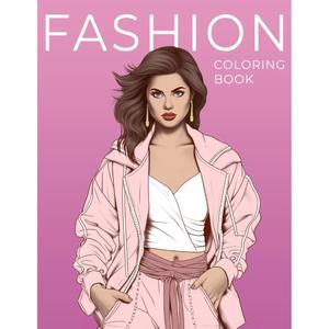 패션 컬러링 북: 런웨이에서 스트리트 스타일까지 멋진 모던 스타일