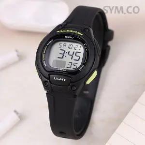 카시오 LW-203-1B 어린이 아동 디지털 방수 남녀공용 우레탄 시계 c