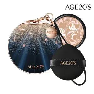 에이지투웨니스 에센스 커버 팩트 블랙골드 에디션(케이스+리필2개+키링)