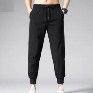 허리밴딩 남성 폴리에스터 신축성 좋은 쿨링조거팬츠 허리밴딩바지