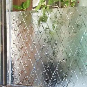 무점착유리창시트지 대나무 GD-HSW-32204D 90cm x 1m