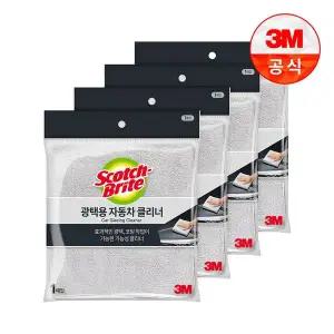 [3M]광택용 자동차 세차타월(40x40cm) x 4개[35633680]