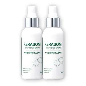 케라좀 원데이 문제성 발 풋스프레이 발각질제거제 120ml, 2개