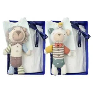 [갤러리아] (쌍둥이말띠출산,백일,우주복세트)첼시우주복두벌+사자,곰돌딸랑이세트(A11-1061SET)